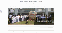 Desktop Screenshot of hocbongnusinh.com
